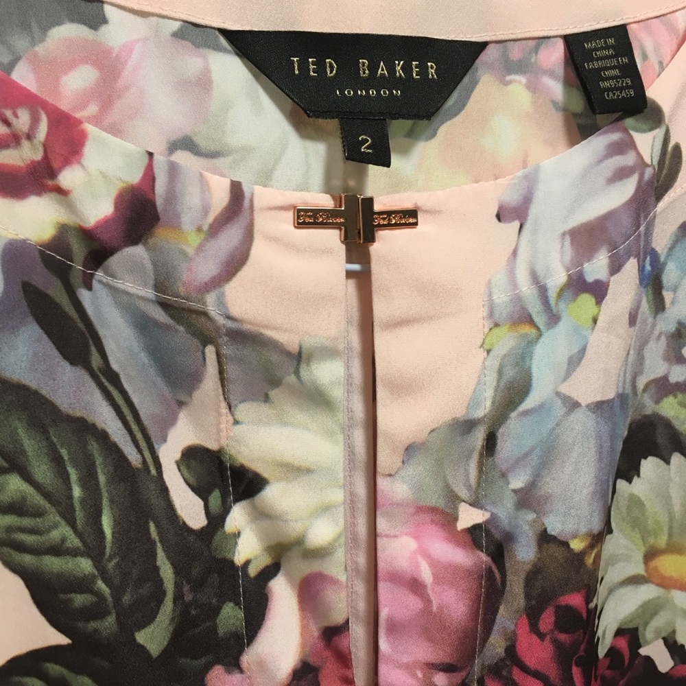 Ted Baker floral blouse US size 8